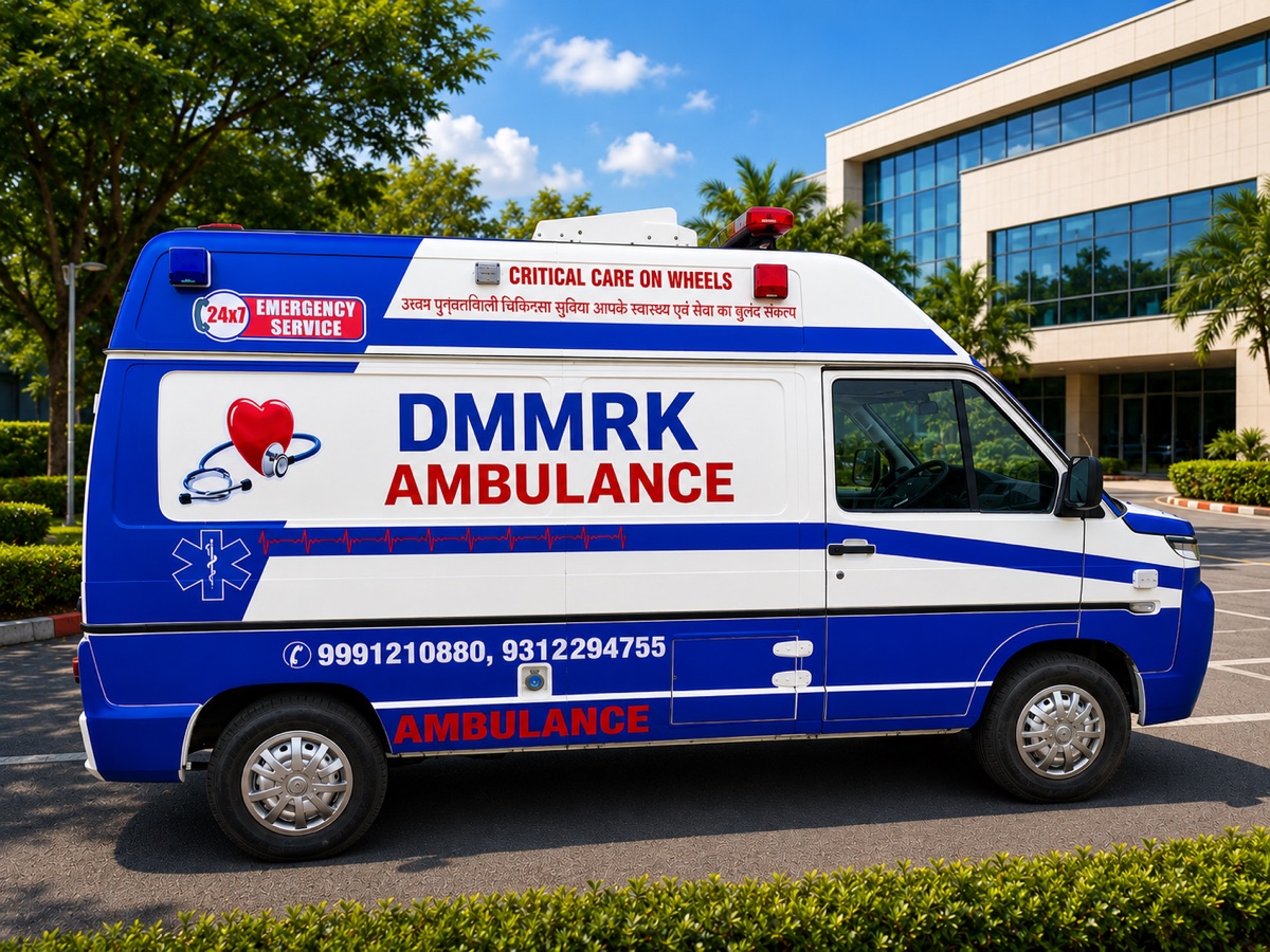 DMMRK 24x7 ambulance service in Faridabad ready for emergency